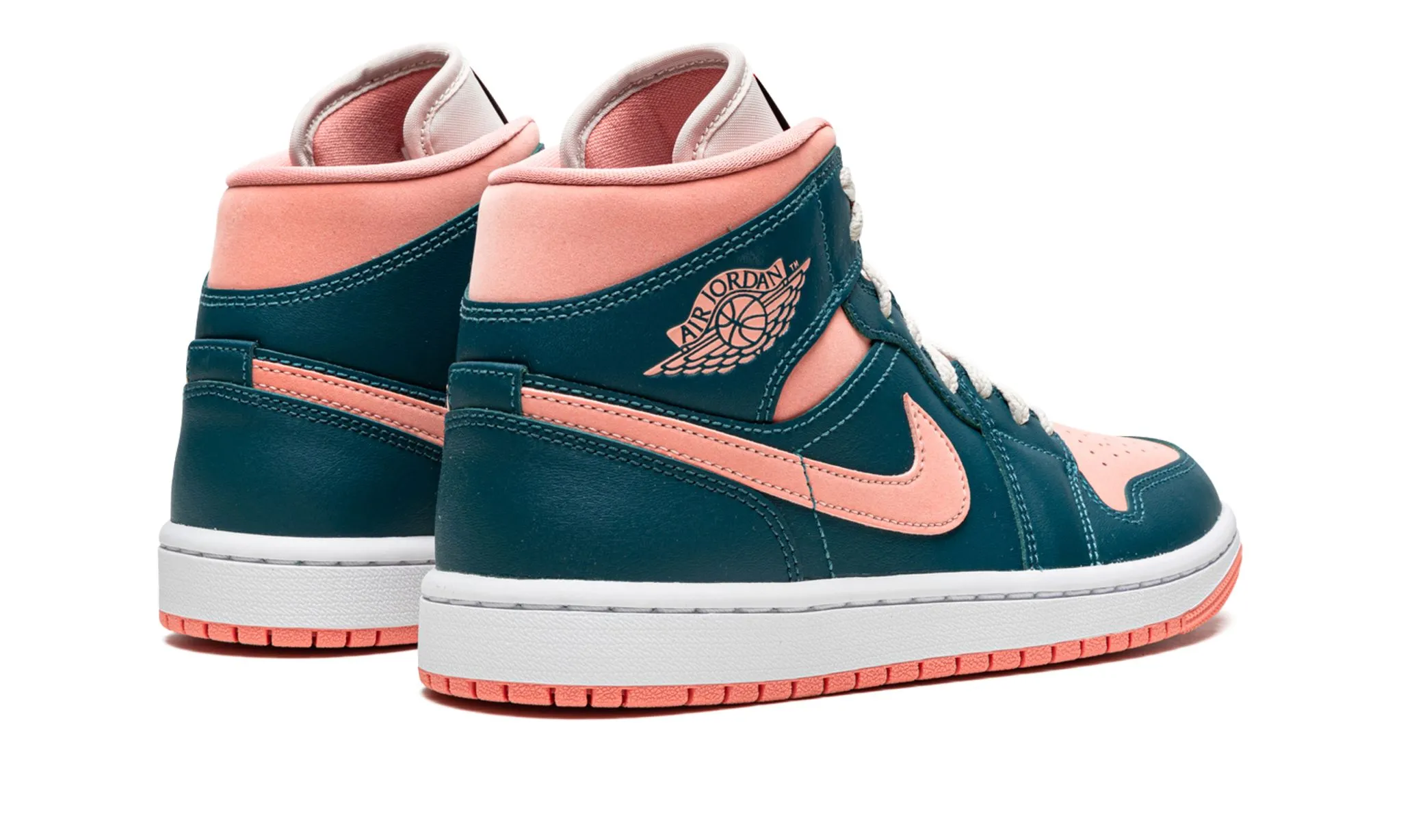Pure Ease Air Jordan 1 Mid Dark Teal