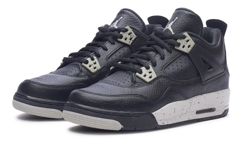Hardwearing Light   weight   design nike Air Jordan 4 Retro BG 'Oreo'??GS) 2015