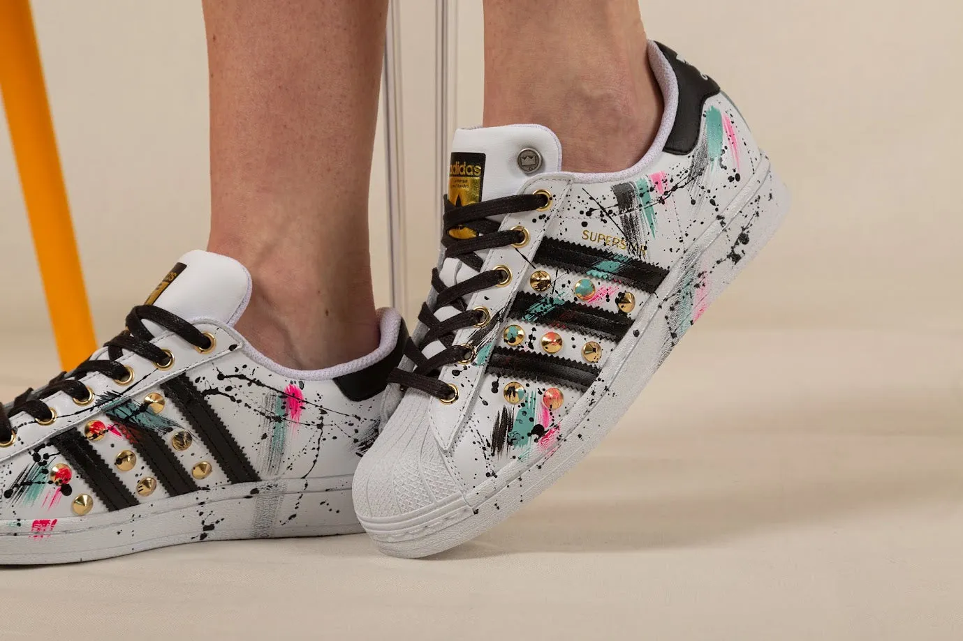 Adidas Superstar Tiffany/Rose Vernice Comfy Layers Indoor Walk