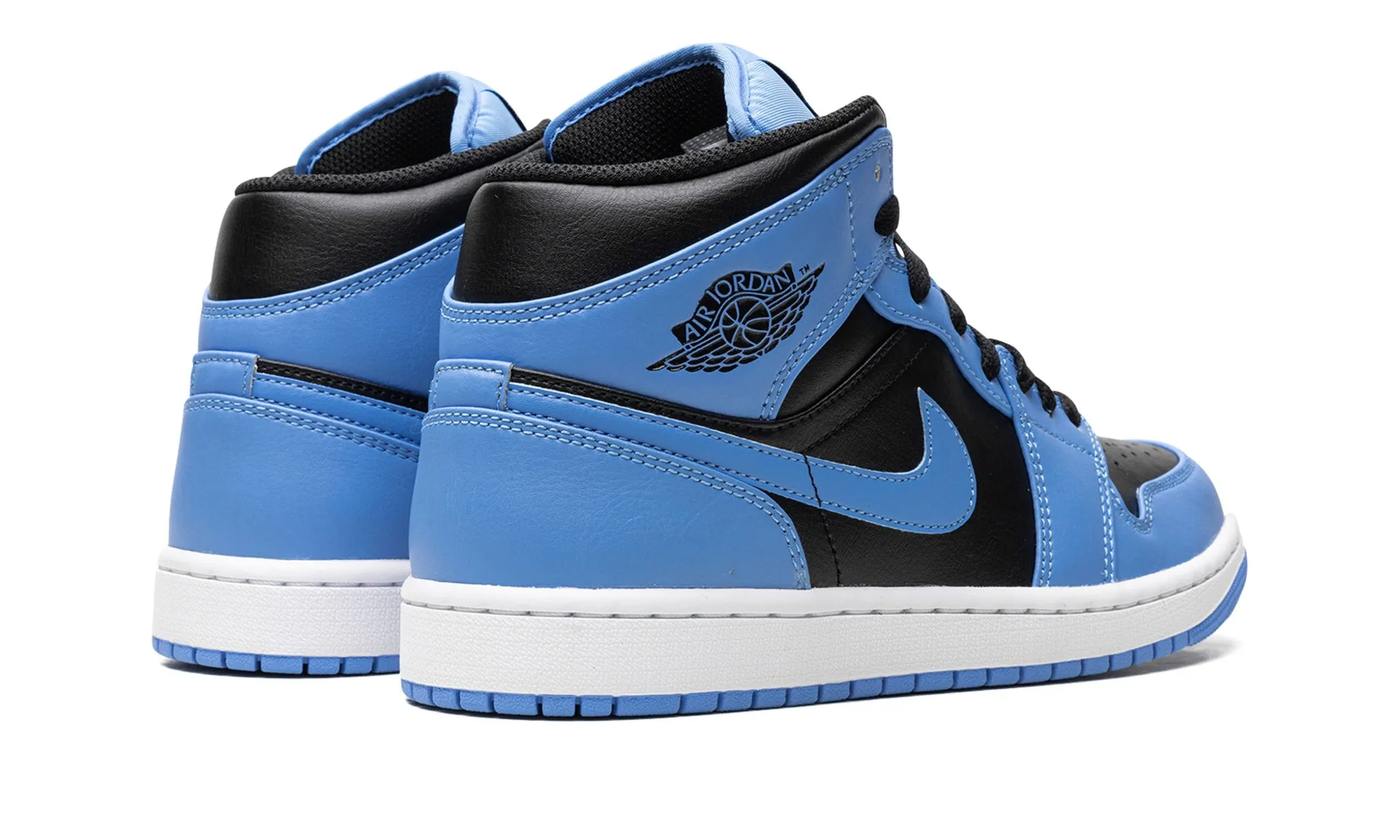 Air Jordan 1 Mid University Blue Film Shoot