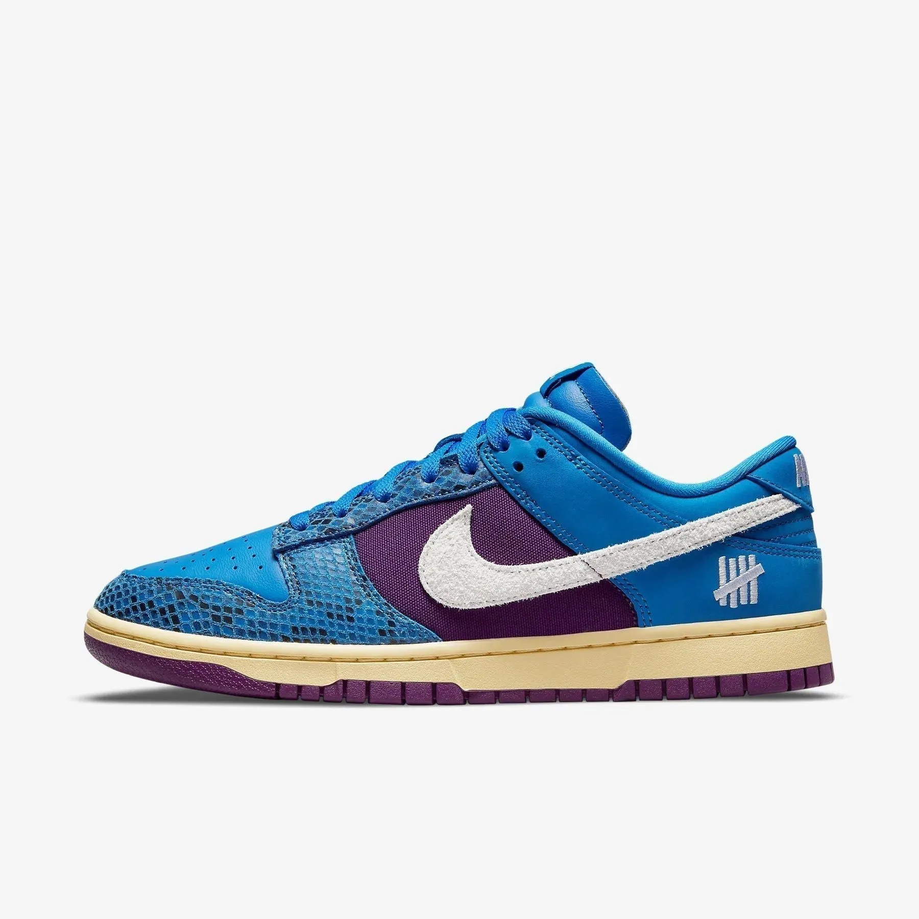 (Men's) Nike Dunk Low SP x UNDFTD / Undefeated '5 On It' Signal Blue (2021) DH6508-400 Classic Lines