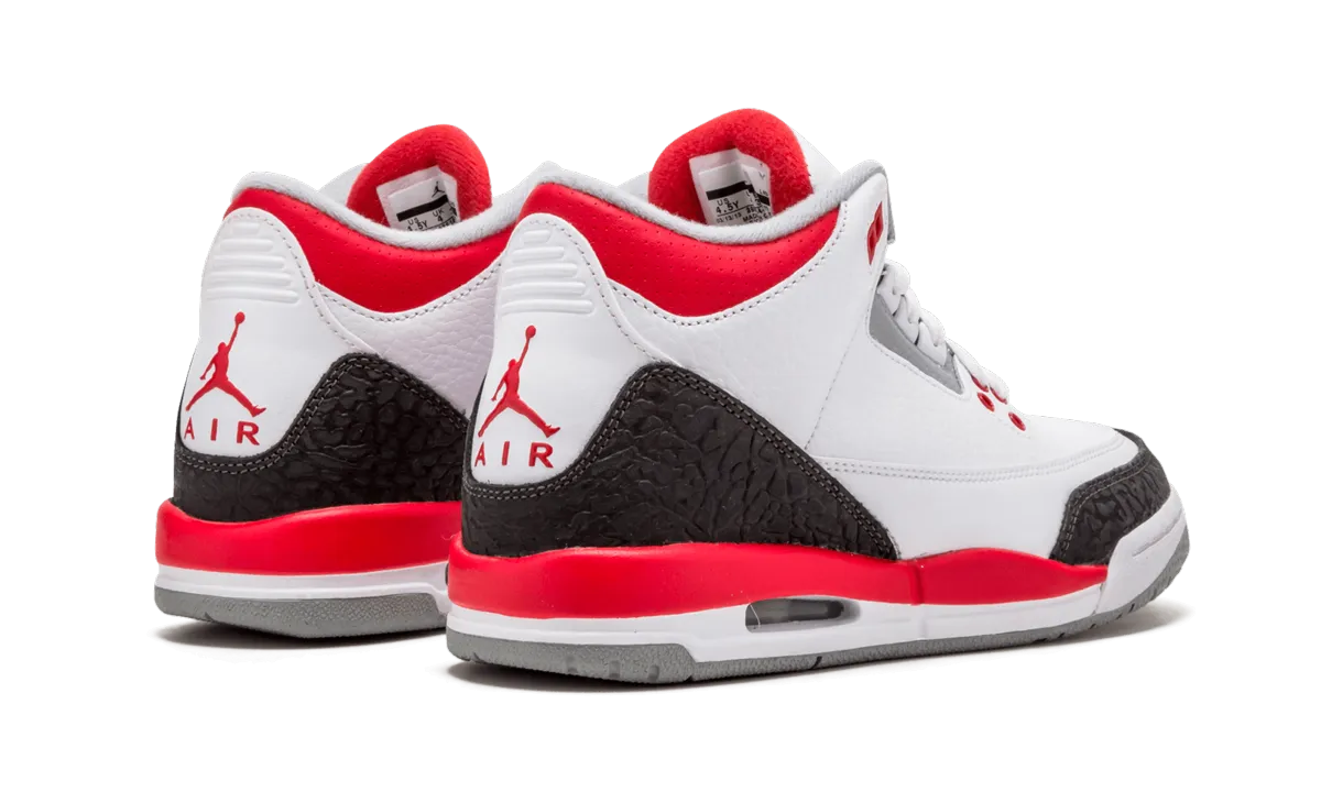 Cruise Wear Office Fit Air Jordan 3 Retro GS "Fire Red"