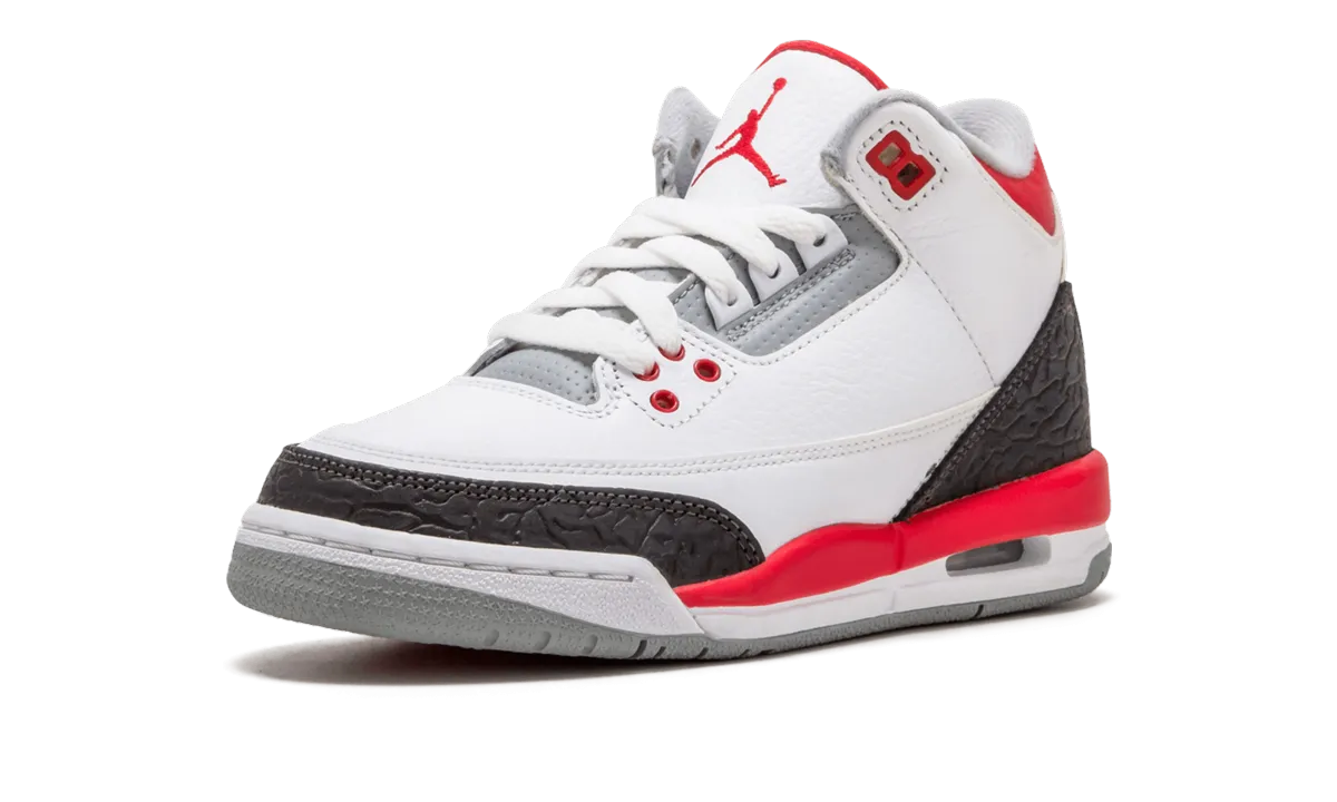 Pure Ease Air Jordan 3 Retro GS "Fire Red"