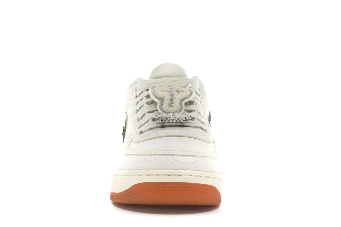 Ice Jog Relaxed Motion Nike Air Force 1 Low Travis Scott Sail