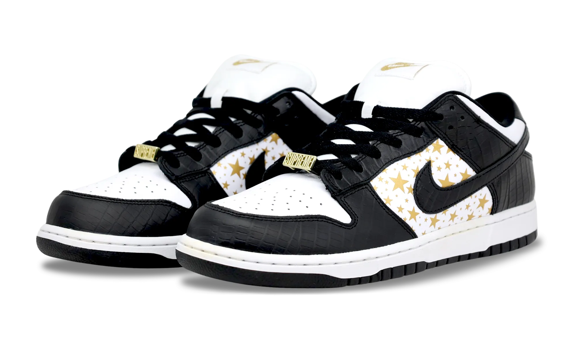 Morning Step Cool Lifestyle Nike SB Dunk Low x Supreme Stars Black (DH3228-102) Men's Size 10.5
