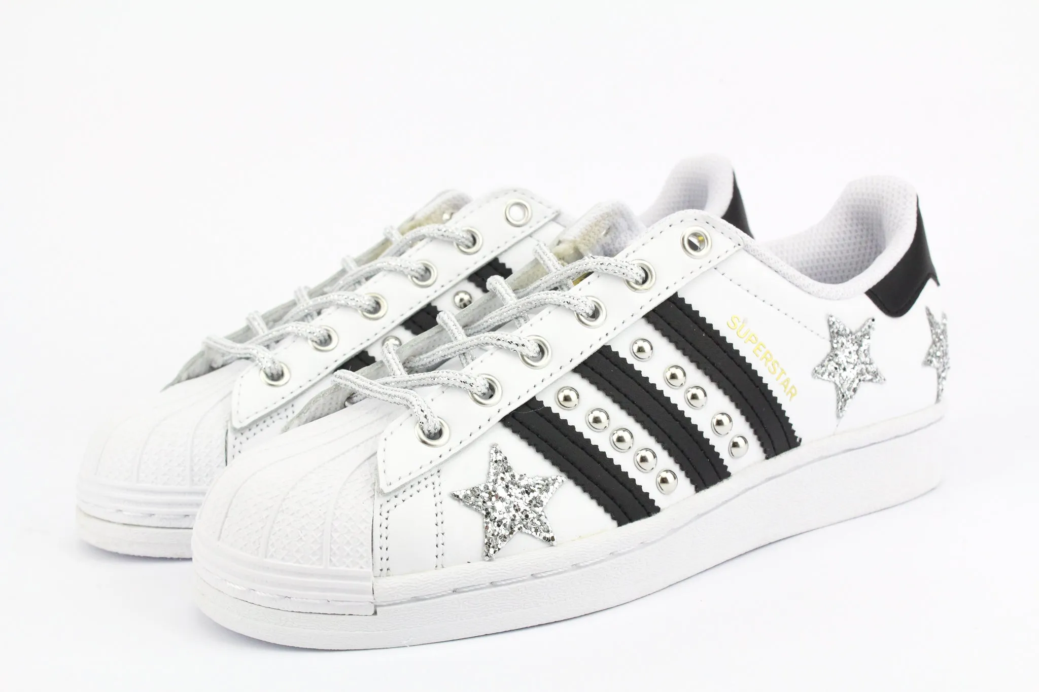 Comfort experience London Edge Adidas Superstar Borchie & Stelle Silver