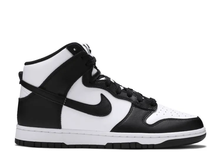 Nike Dunk High Panda Black White (2021) Synthetic Upper