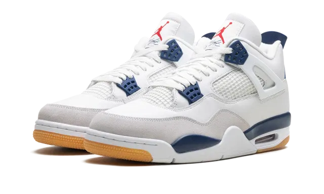 Pet Hike ElasticMaterial Jordan 4 Retro SB "Navy"