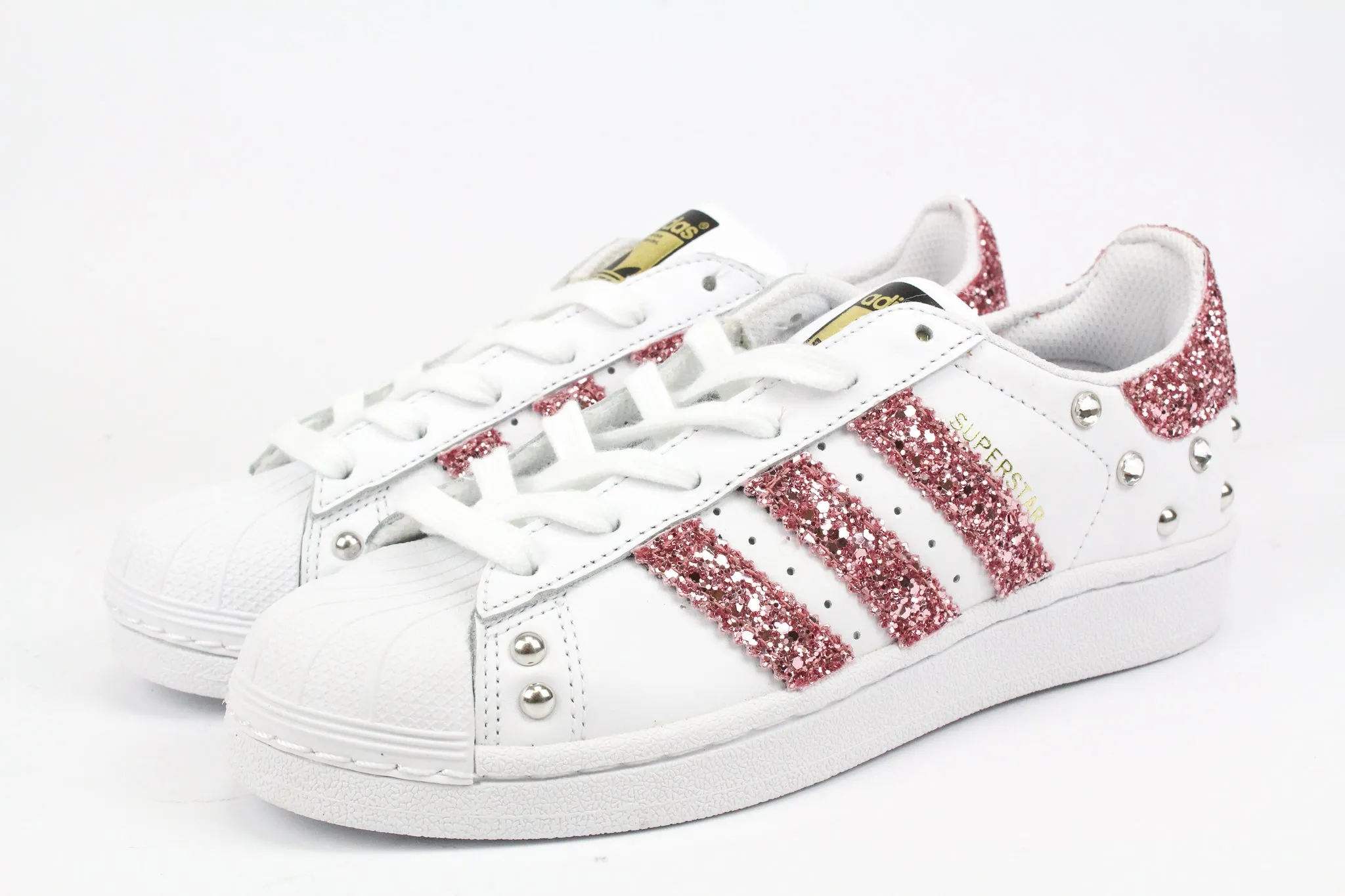Adidas Superstar Pink Glitter & Strass Casual Fit Party Go