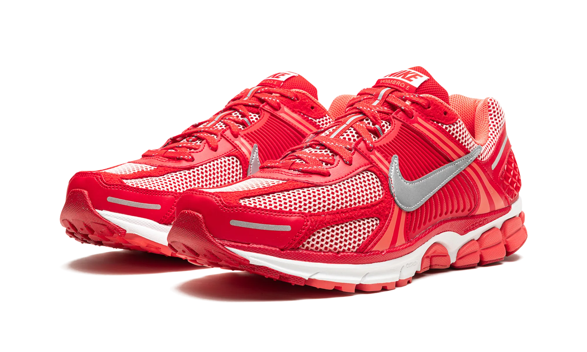 tapered - toe shoes Cross-training tool Zoom Vomero 5 PRM "University Red Metallic Silver"