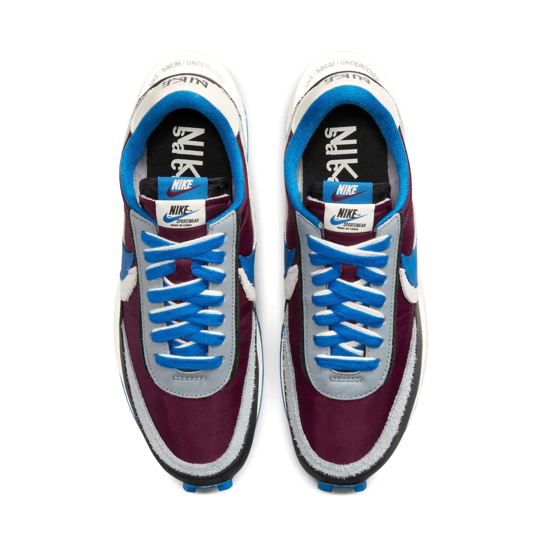 Indoor Wear Sacai X Undercover X LD Waffle 'Night Maroon Team Royal'