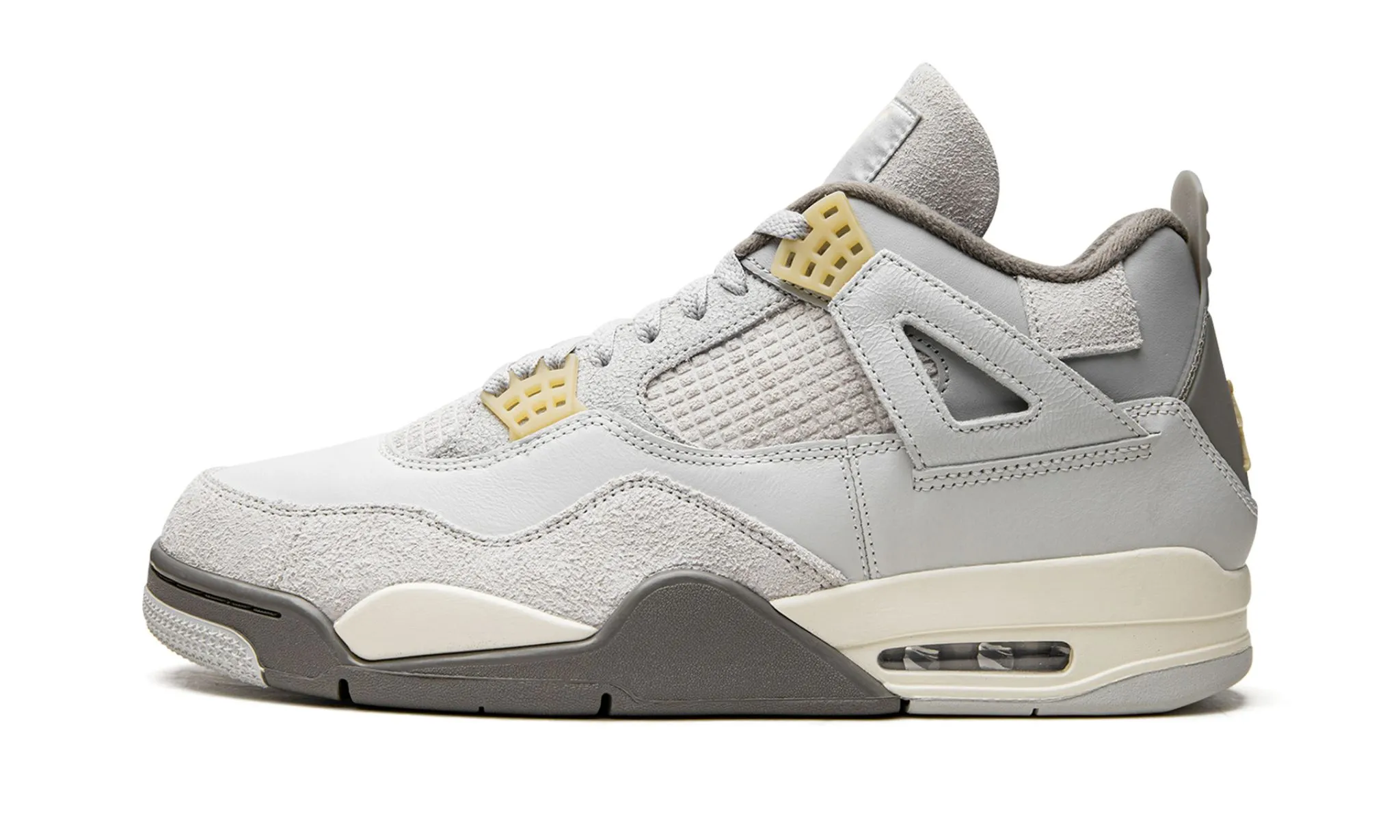 Jordan 4 Retro "Craft - Photon Dust" Grade School Strike Step Moisture control