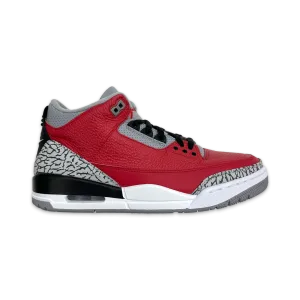 Air Jordan 3 Retro ??Red Cement (Nike Chi)?? Urban Sport Decorative stitching