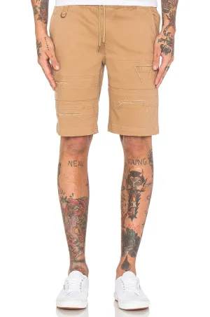 Comfortable Wear PUBLISH Indigo Shorts TAN Height Plus Toe box