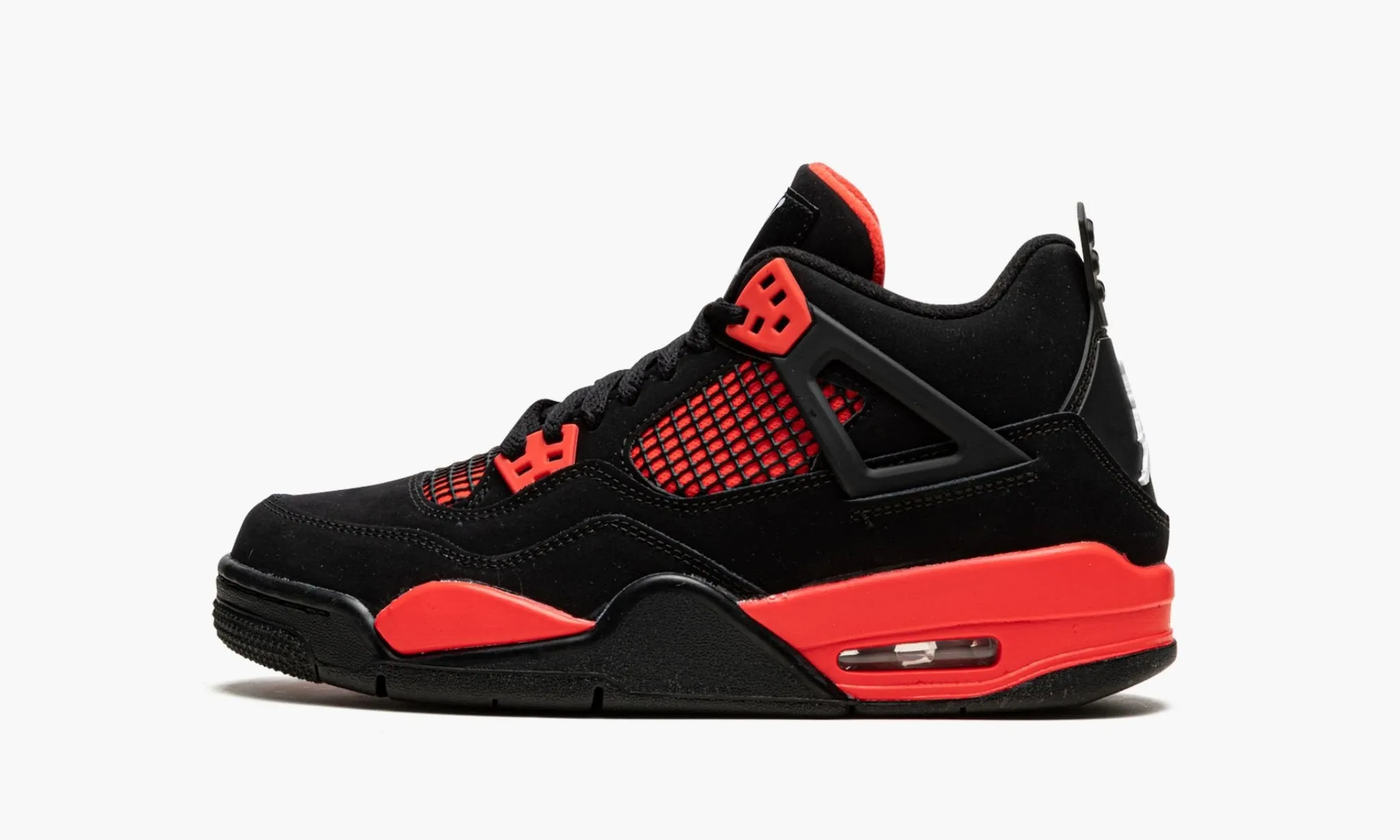 Jordan 4 Retro "Red Thunder" Grade School London Edge Built Soft