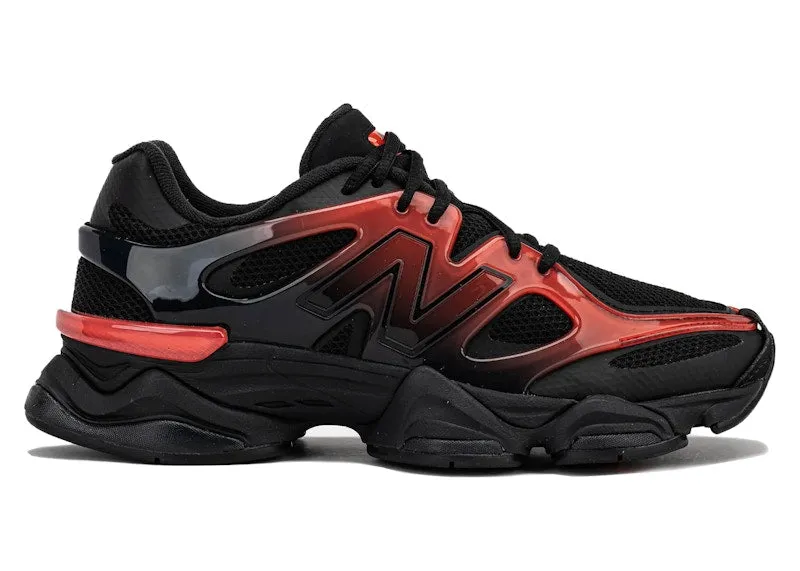 New Balance 9060 Black Red Gradient Street Mood