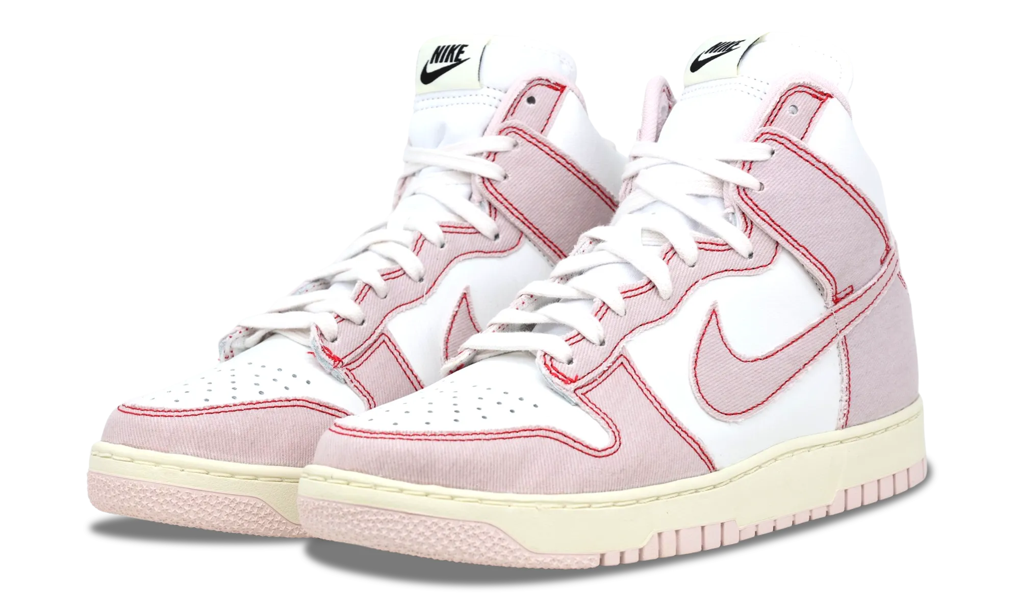 Yellow Sun Nike Dunk High 1985 Barely Rose Denim