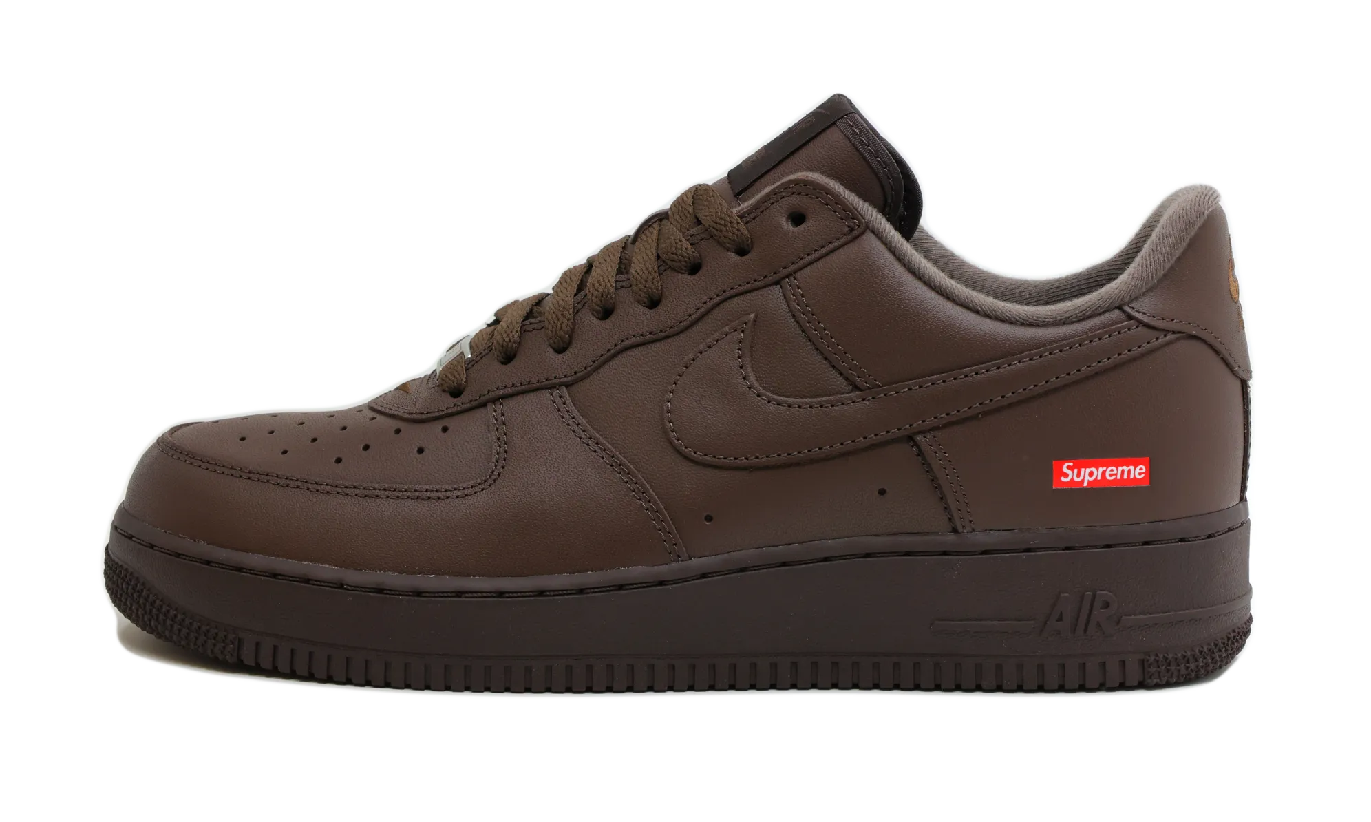Nike Air Force 1 Low x Supreme Baroque Brown 2023 (CU9225-200) Slim Look