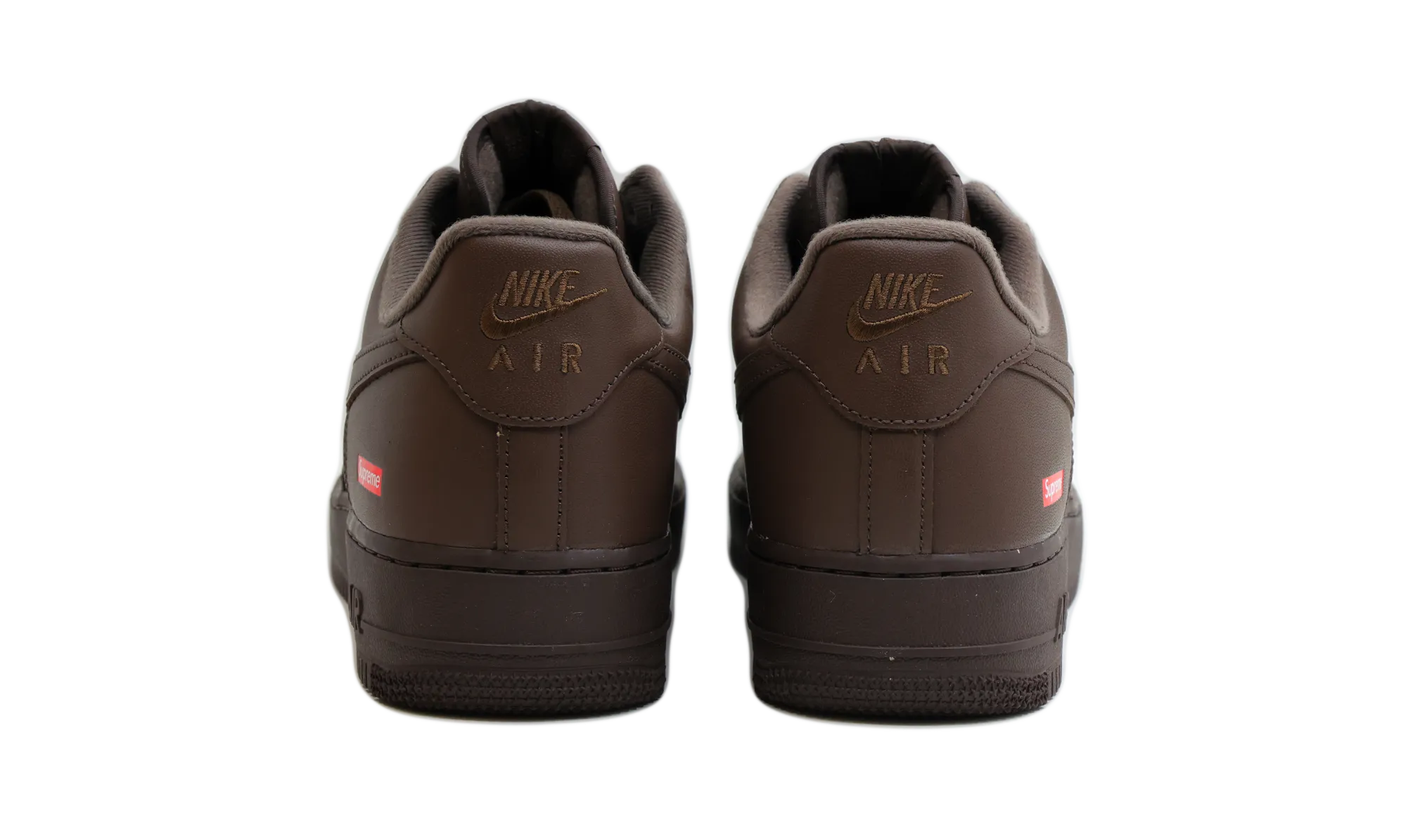 Long Step Nike Air Force 1 Low x Supreme Baroque Brown 2023 (CU9225-200)