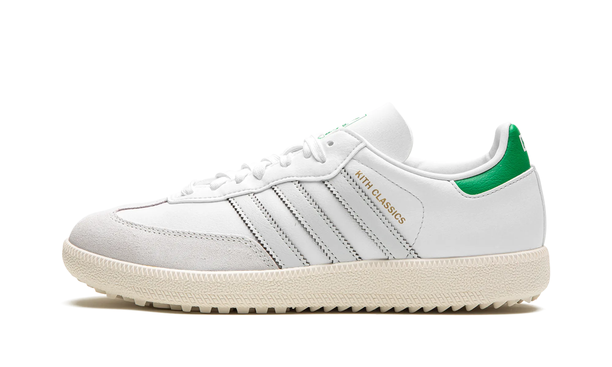 Samba Golf "Kith - White / Green" morning run