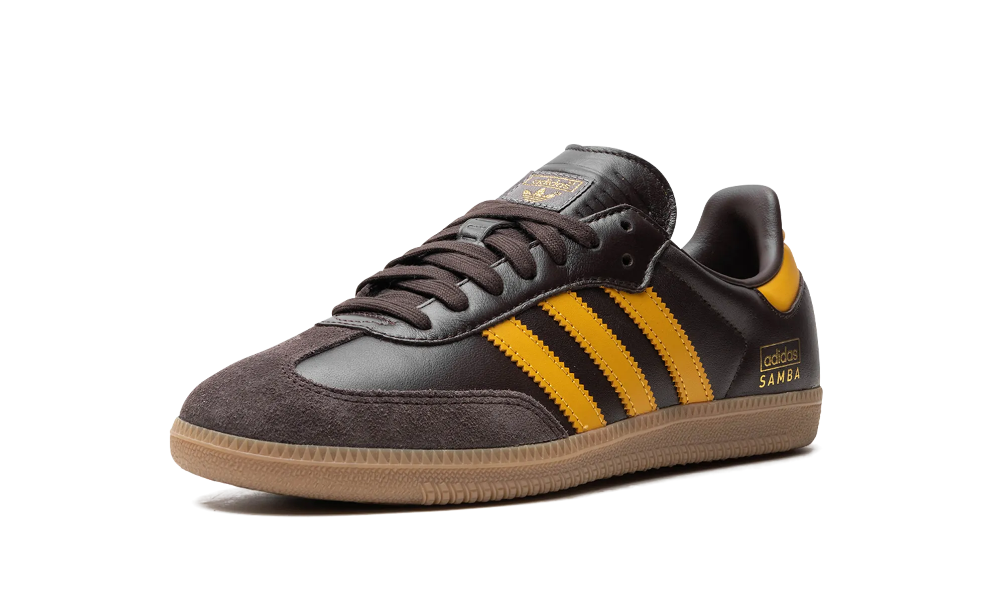 Solid Hold Samba OG "Dark Brown Preloved Yellow"