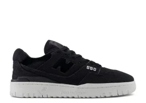New Balance 550 Black Canvas Walkable Comfort Gym Street