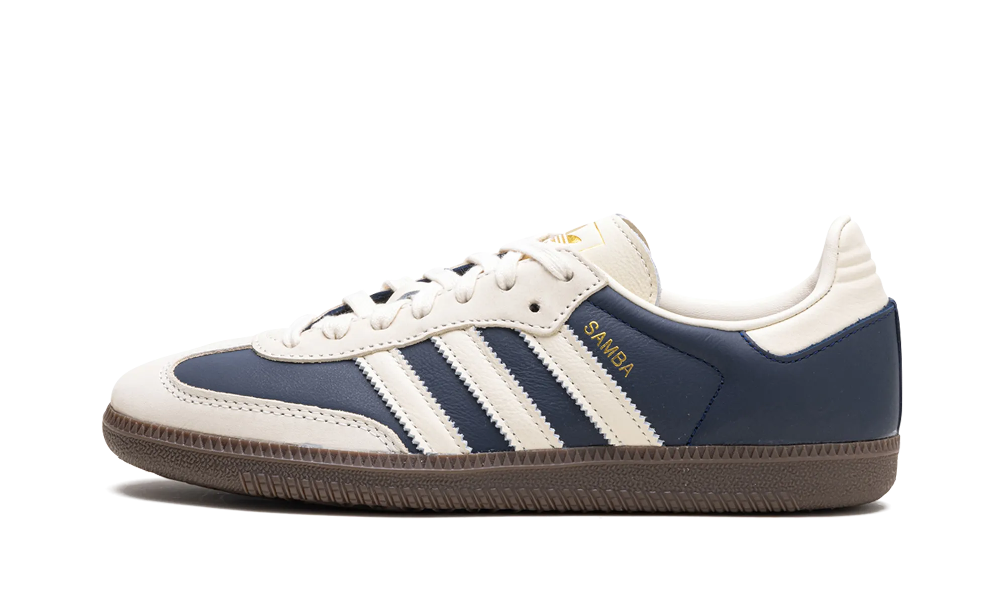 SAMBA OG WMNS "Night Indigo Crew White" Kick Back travel mode