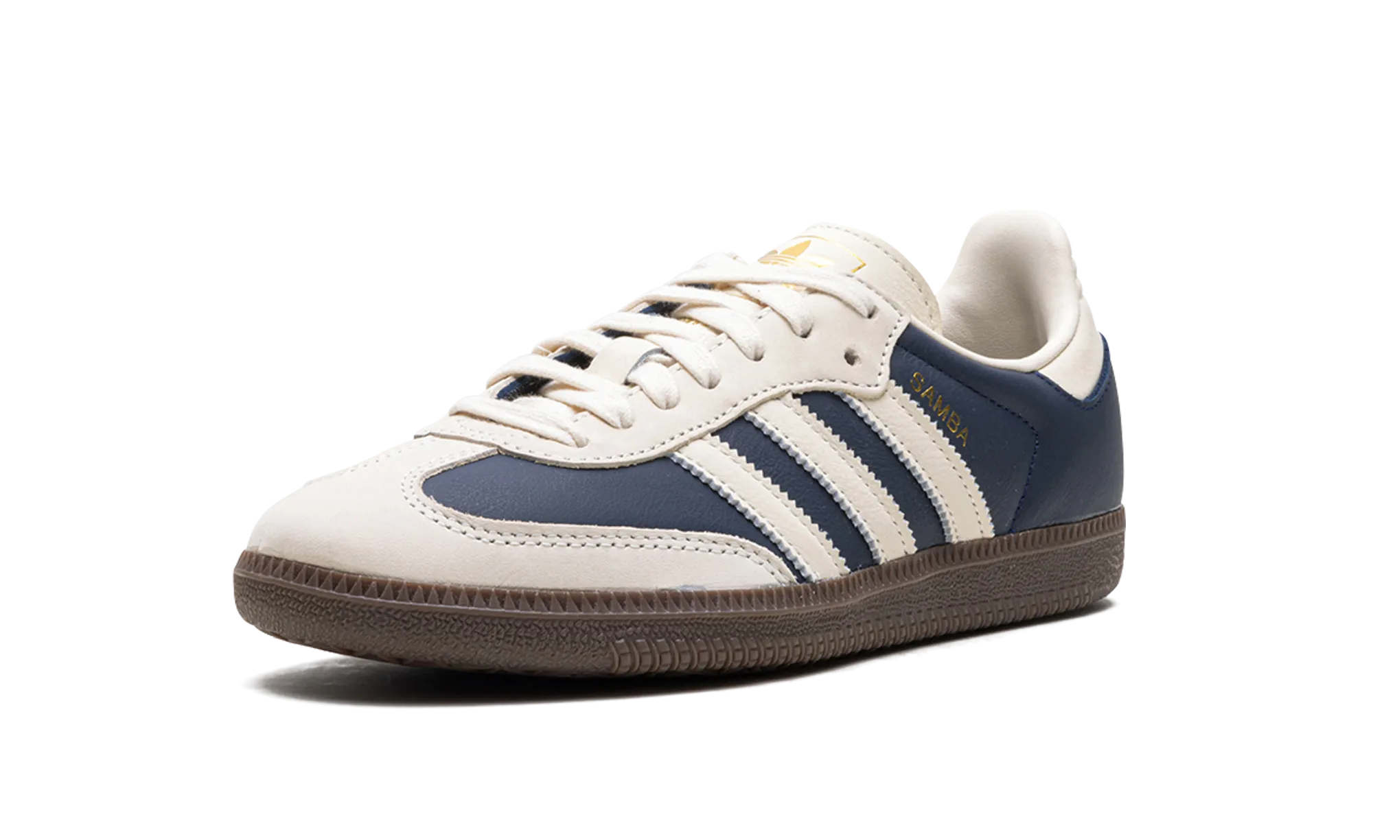 SAMBA OG WMNS "Night Indigo Crew White" Lean Look