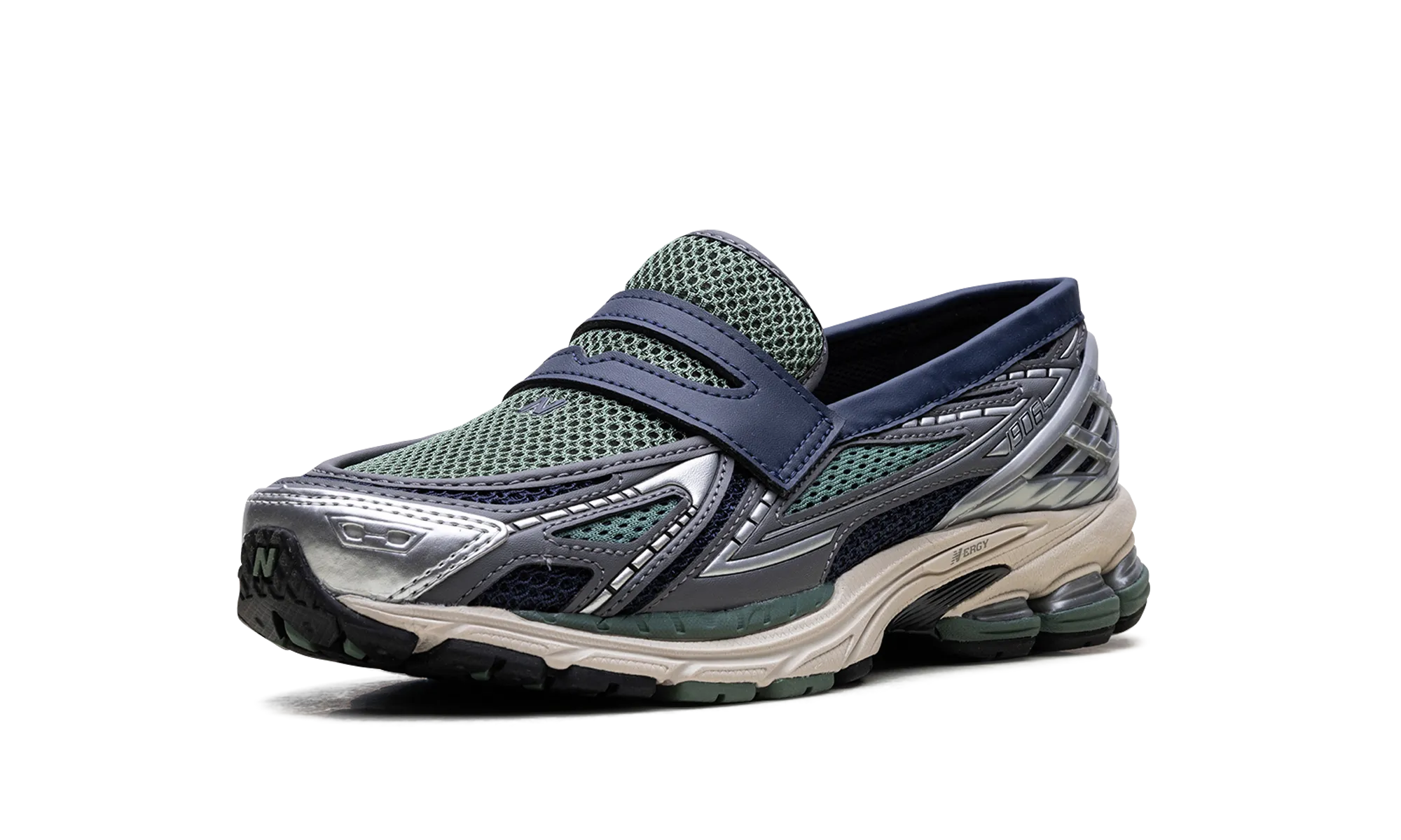 1906L "Silver Metallic Dark Juniper" Comfortable Walk Breathable Sole