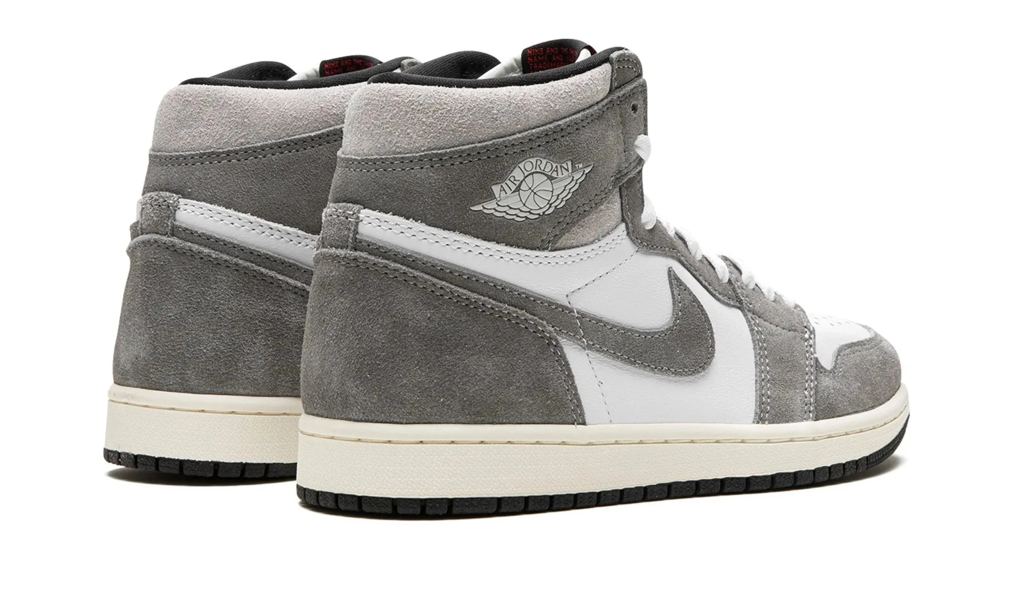 Air Jordan 1 High Washed Black Heat Step Simple Pair