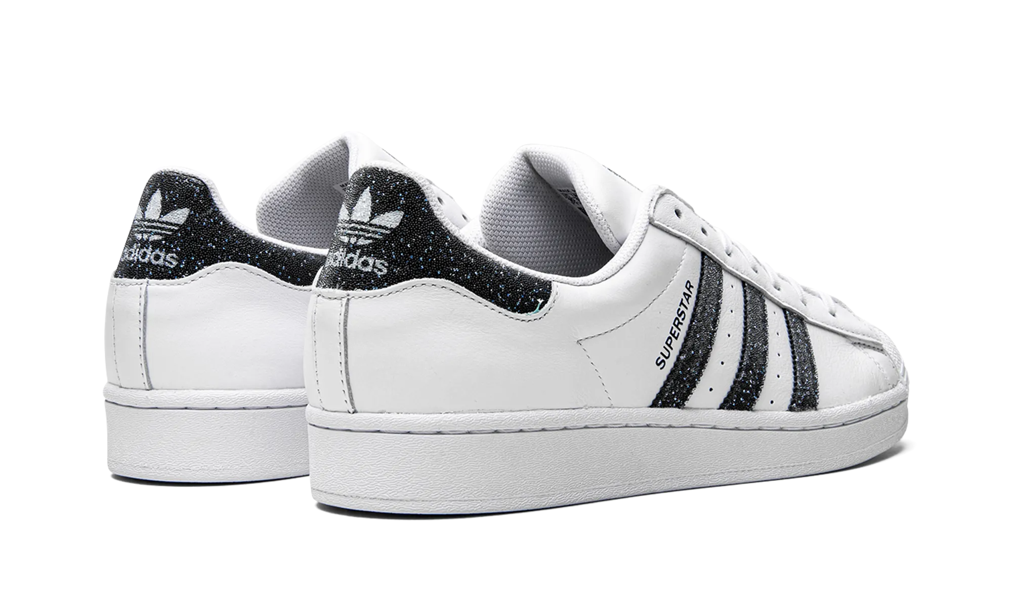 Heat Day Day Run Superstar i "Swarovski White Black"
