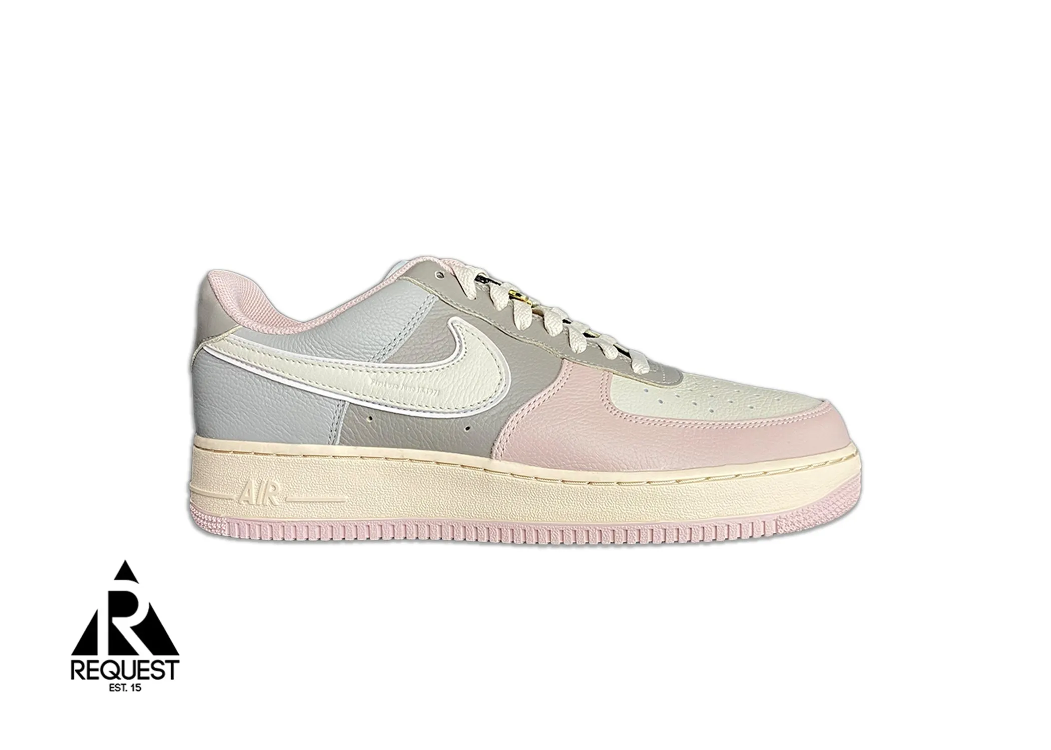 Travel Fit Tree Step Air Force 1 ID By You "Pink Grey"