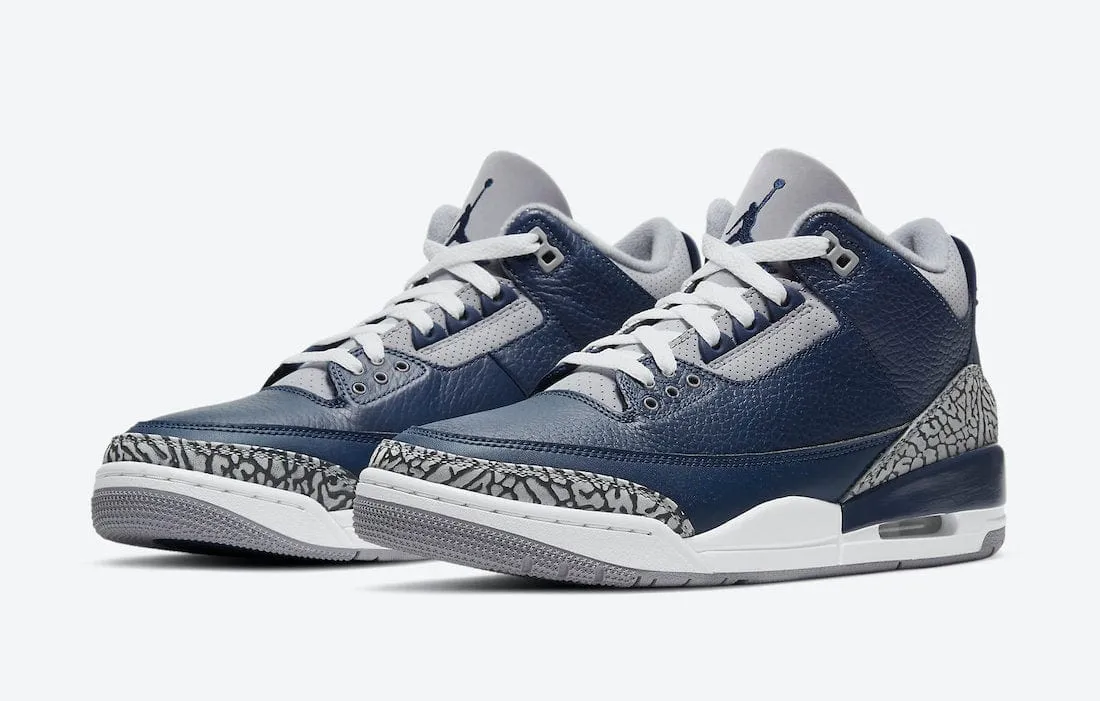 Jordan 3 Retro Georgetown (2021) Dawn Step Versatile Style