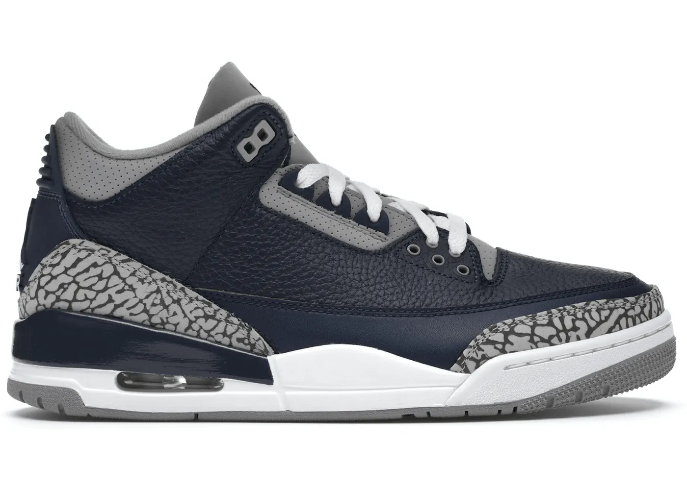 Jordan 3 Retro Georgetown (2021) Forest Path Rock Step