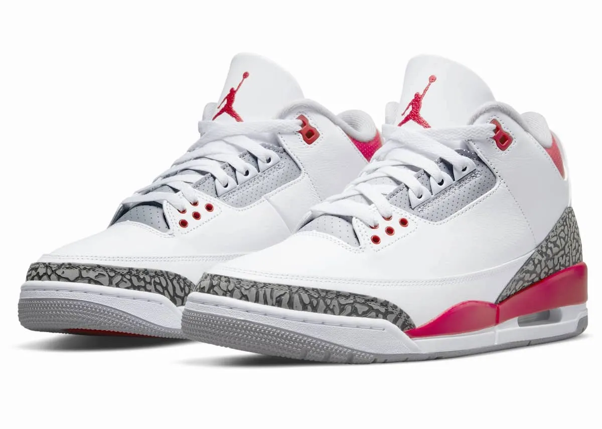 Jordan 3 Retro Fire Red (2022) (GS) Chill Look