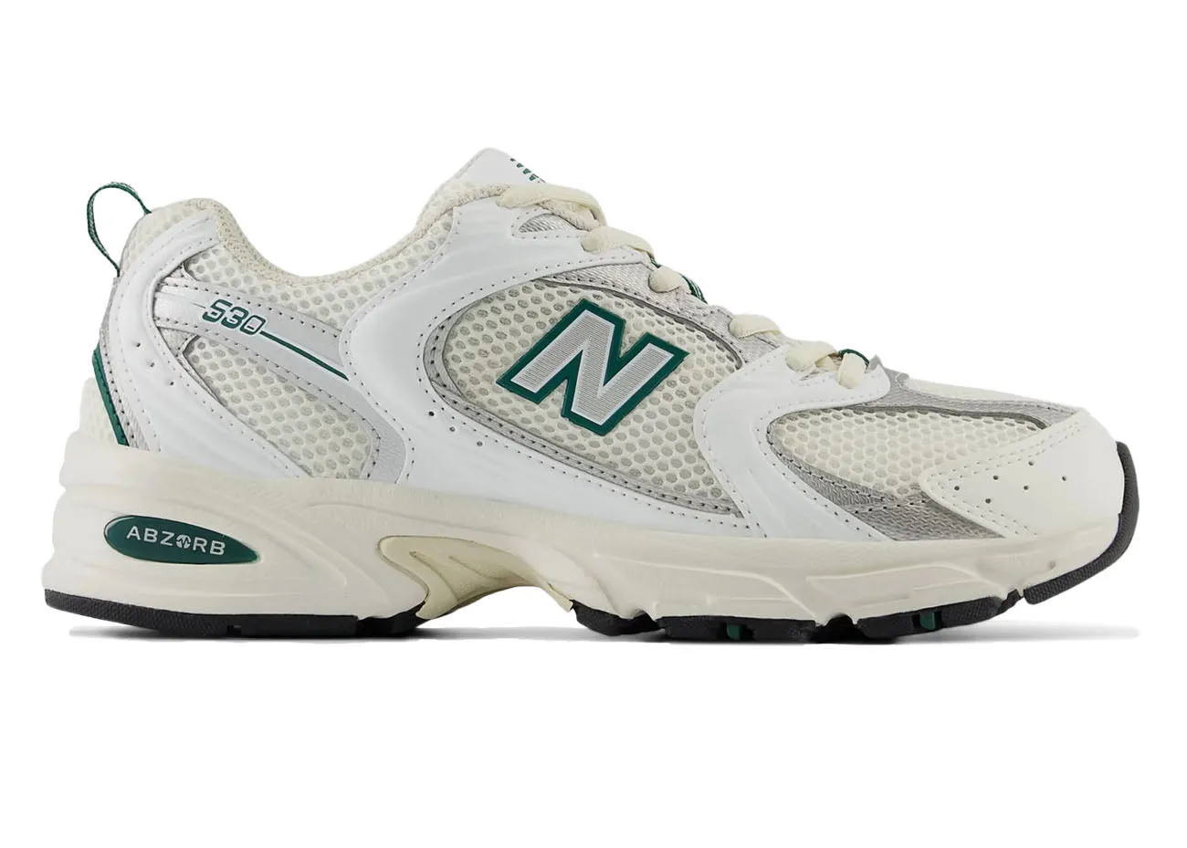 spring fresh New Balance 530 Sea Salt Marsh Green