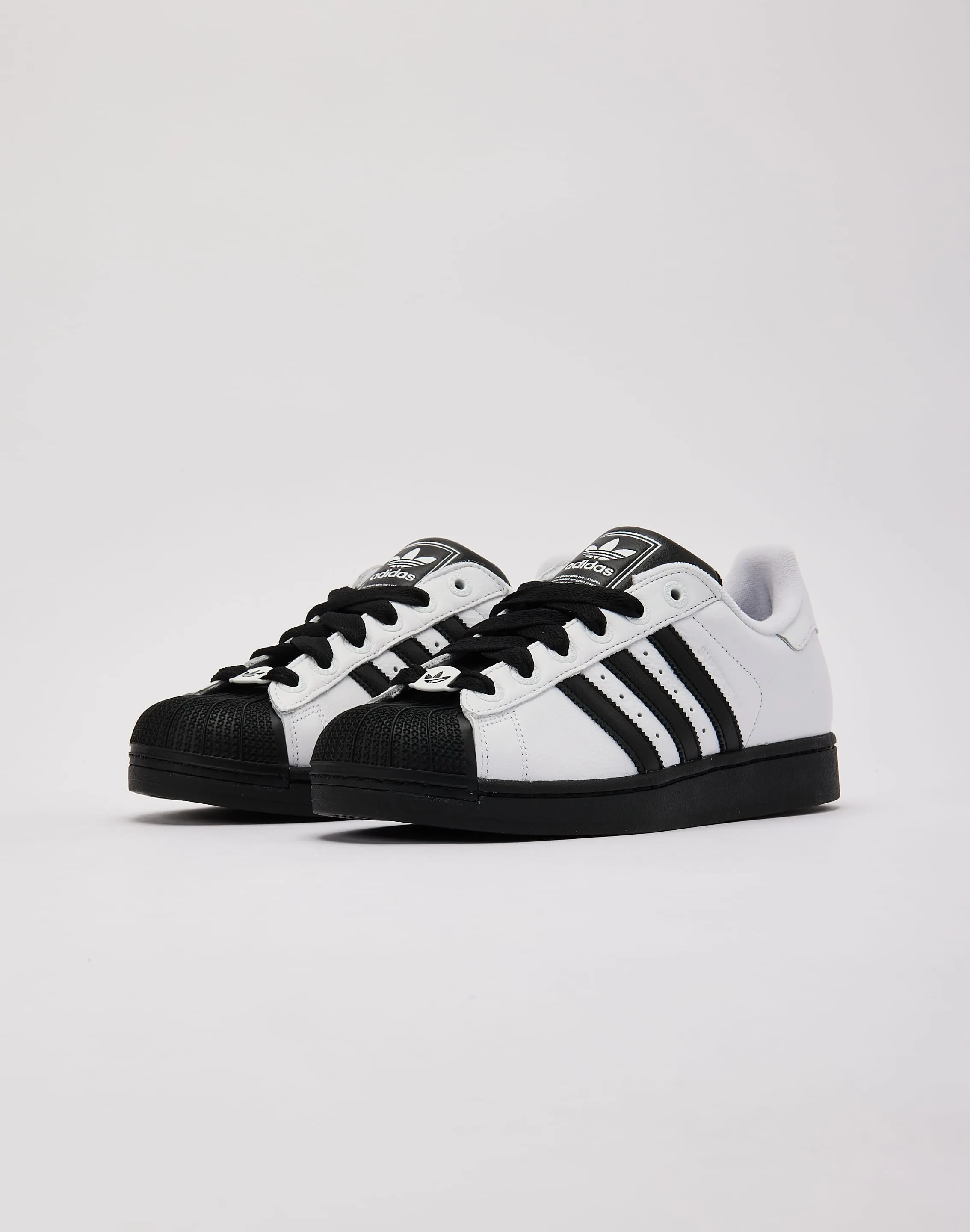 Clean White Soft Material Adidas Superstar II