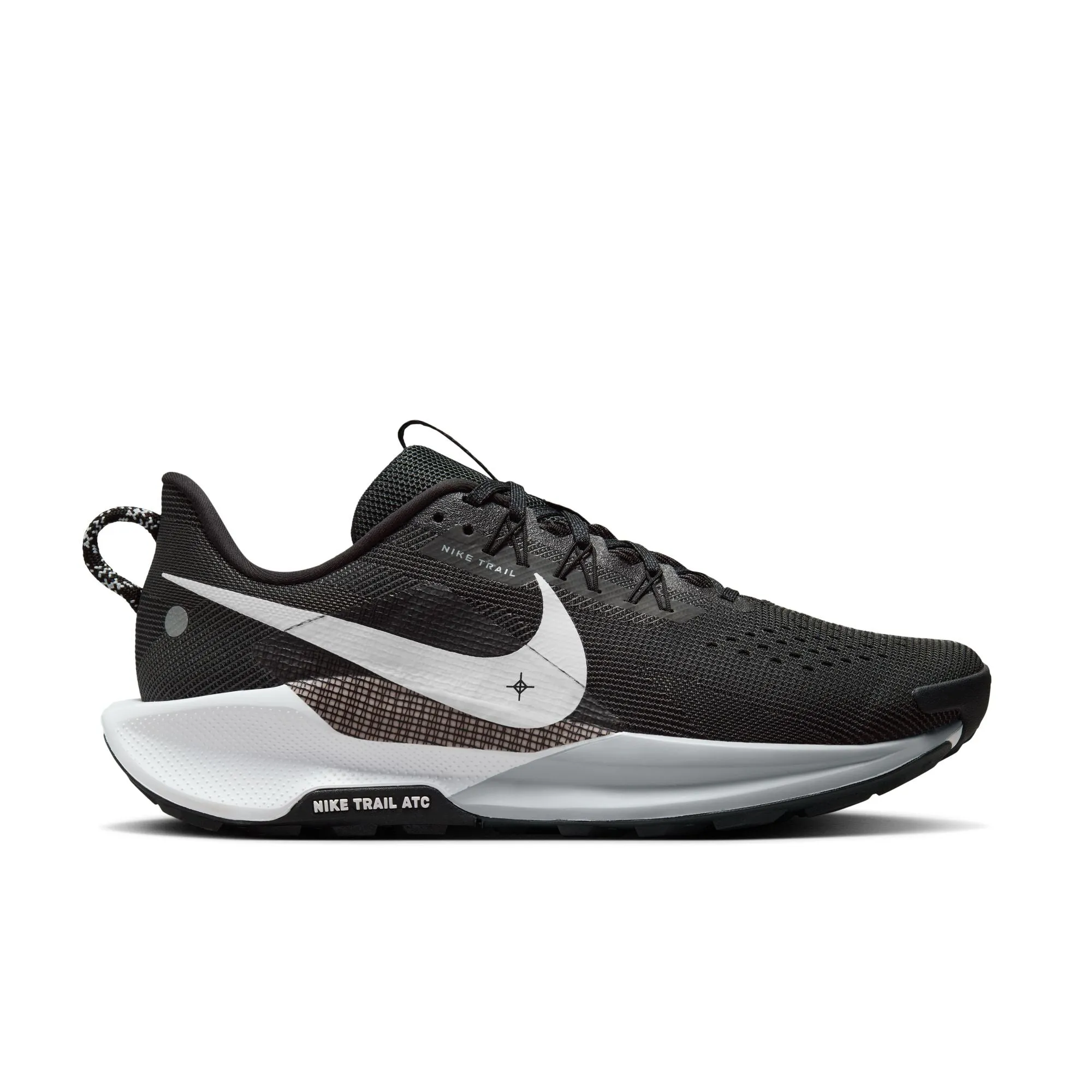 MEN'S PEGASUS TRAIL 5 - D - 001 BLACK/WHITE-ANTHRACITE-WOLF GREY Solid Color Trail runner