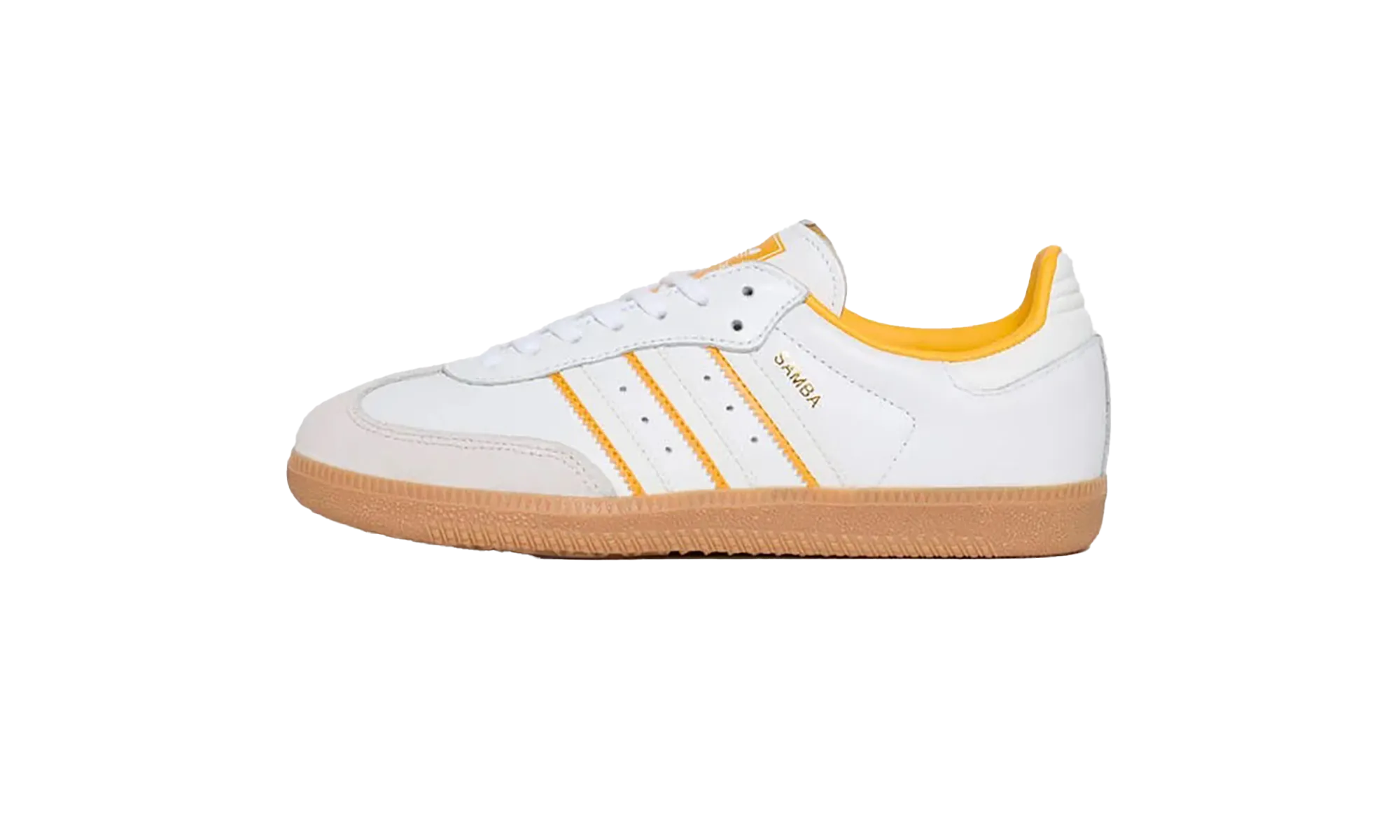 Samba OG GS "Cloud White Crystal White Crew Yellow" Comfort Advantage Effortless Wear