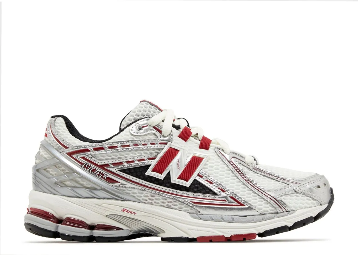 New Balance 1906R Silver Classic Crimson Simple Vibe