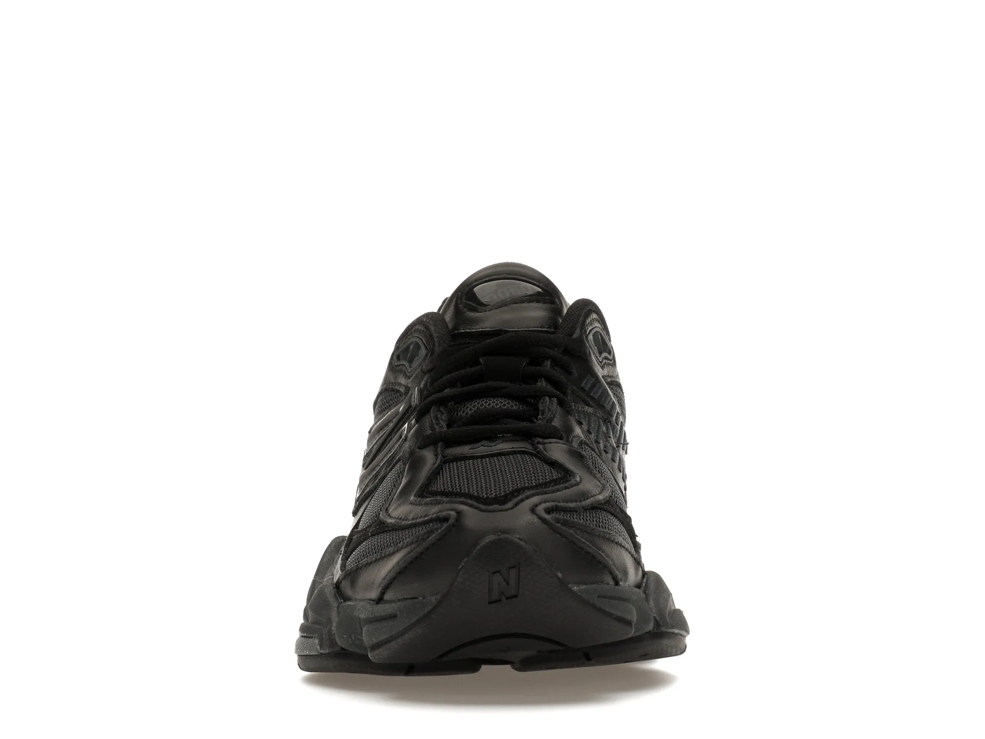 New Balance 9060 Triple Black Leather Quick Life Leg Long