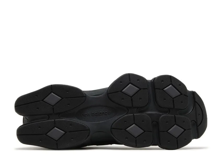 New Balance 9060 Triple Black Leather Instant Fit