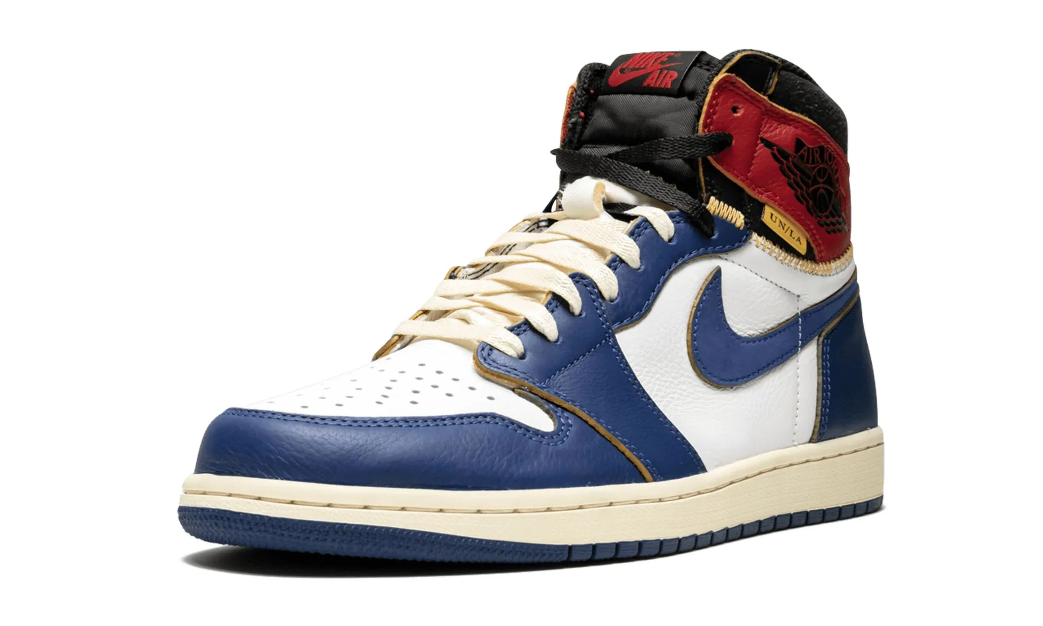 Union La X Air Jordan 1 Retro High Nrg Storm Blue Stylish Fit synthetic leather