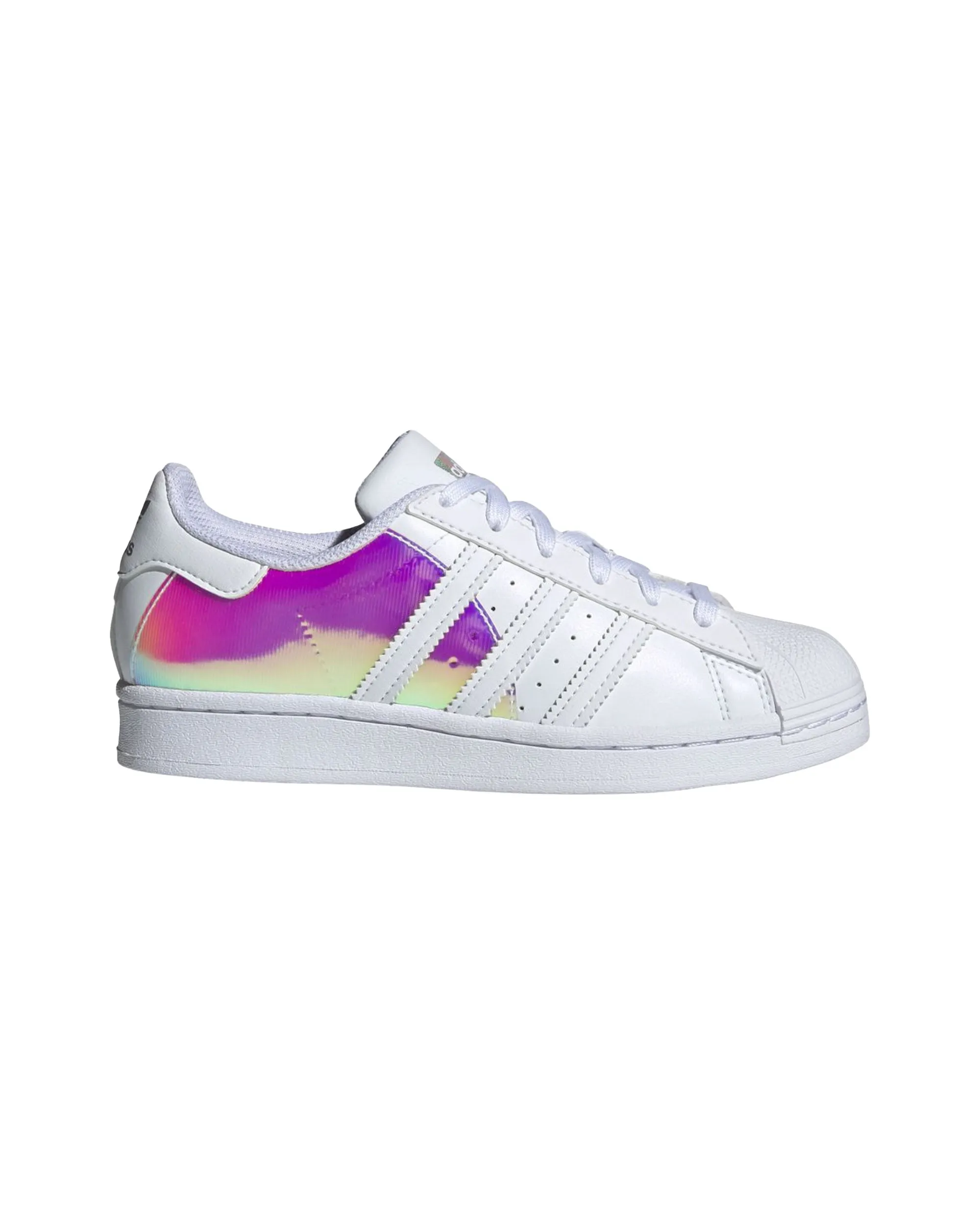 Trendy Appeal Wear   Resistant Adidas Superstar J White Glitter