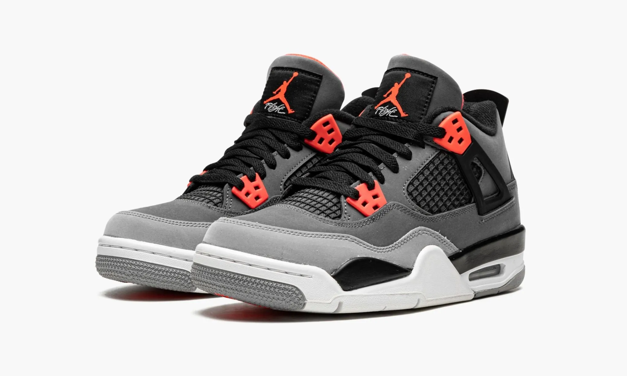 Jordan 4 Retro "Infrared" Grade School Light Jog Jogger Style