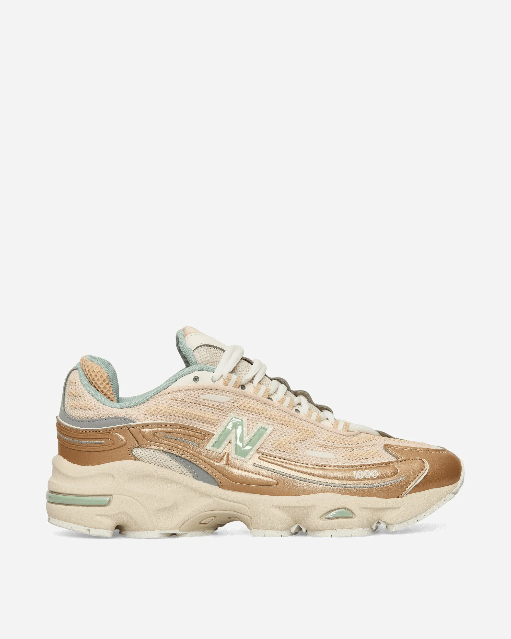 1000D Sneakers Desert Clay / Bisque / Mosaic Green Court Grip Comfort Lining