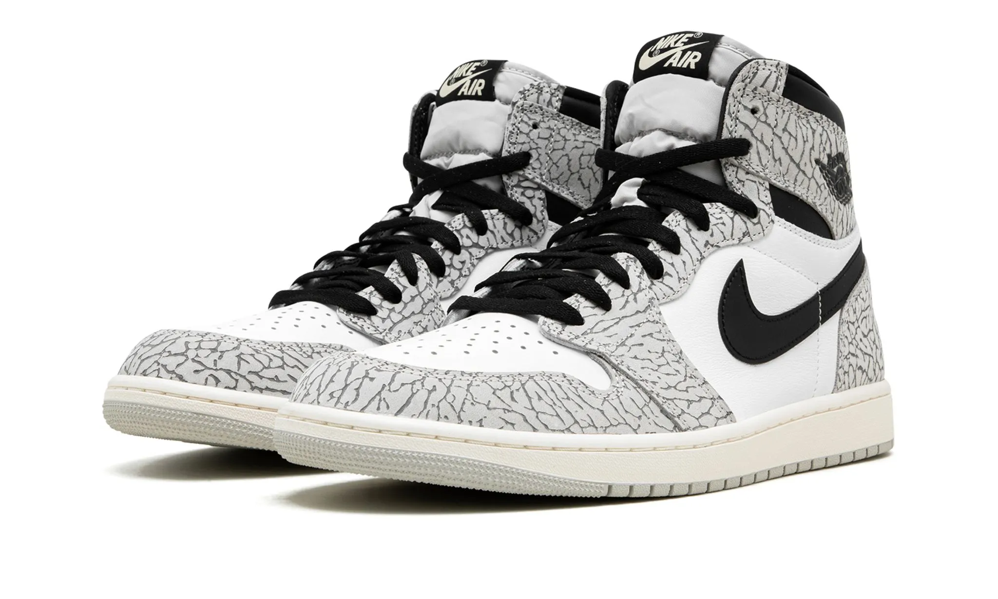 Air Jordan 1 Retro High White Cement Campus Tour Cozy Motion