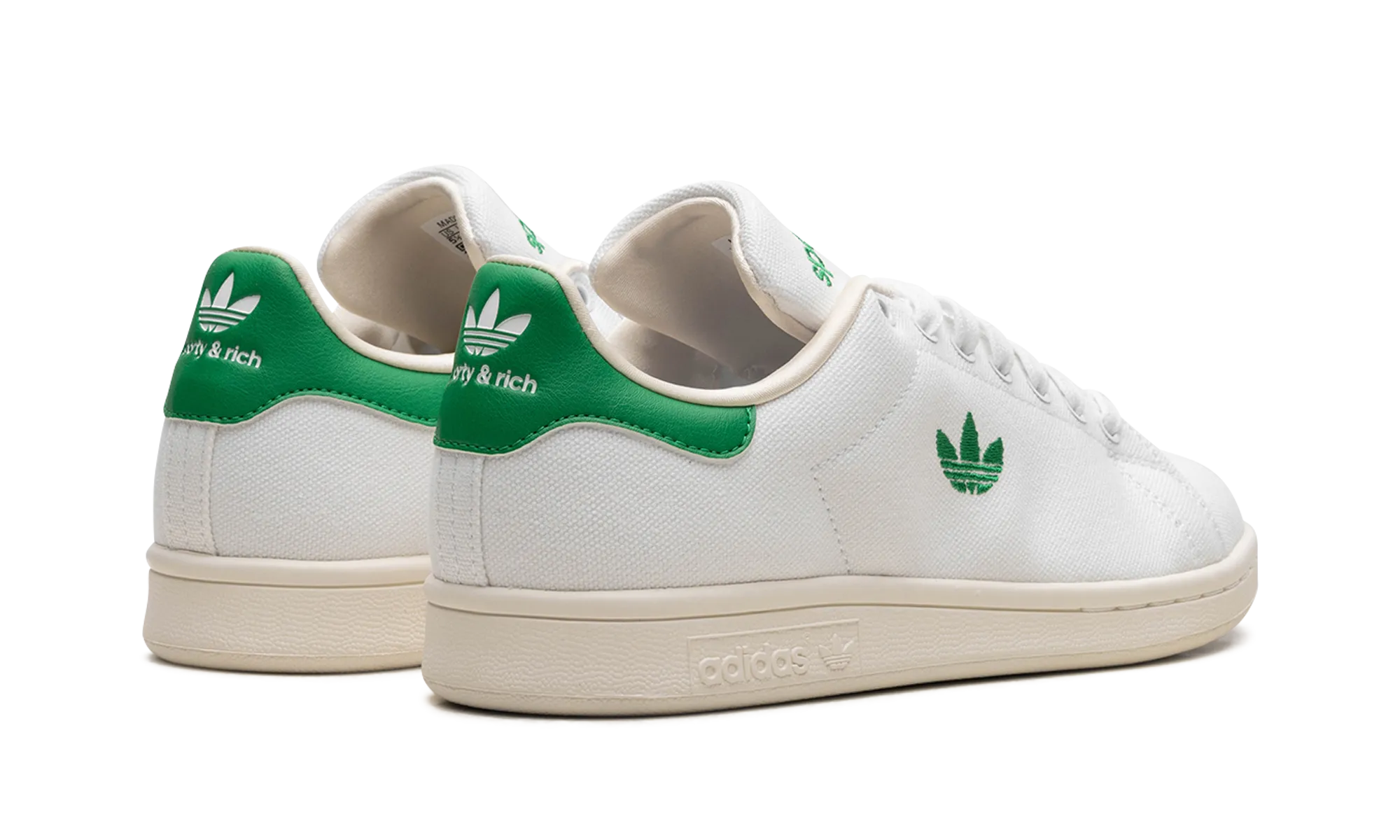 Stan Smith "SPORTY & RICH - White / Green" Indoor Walk Anti Bacterial