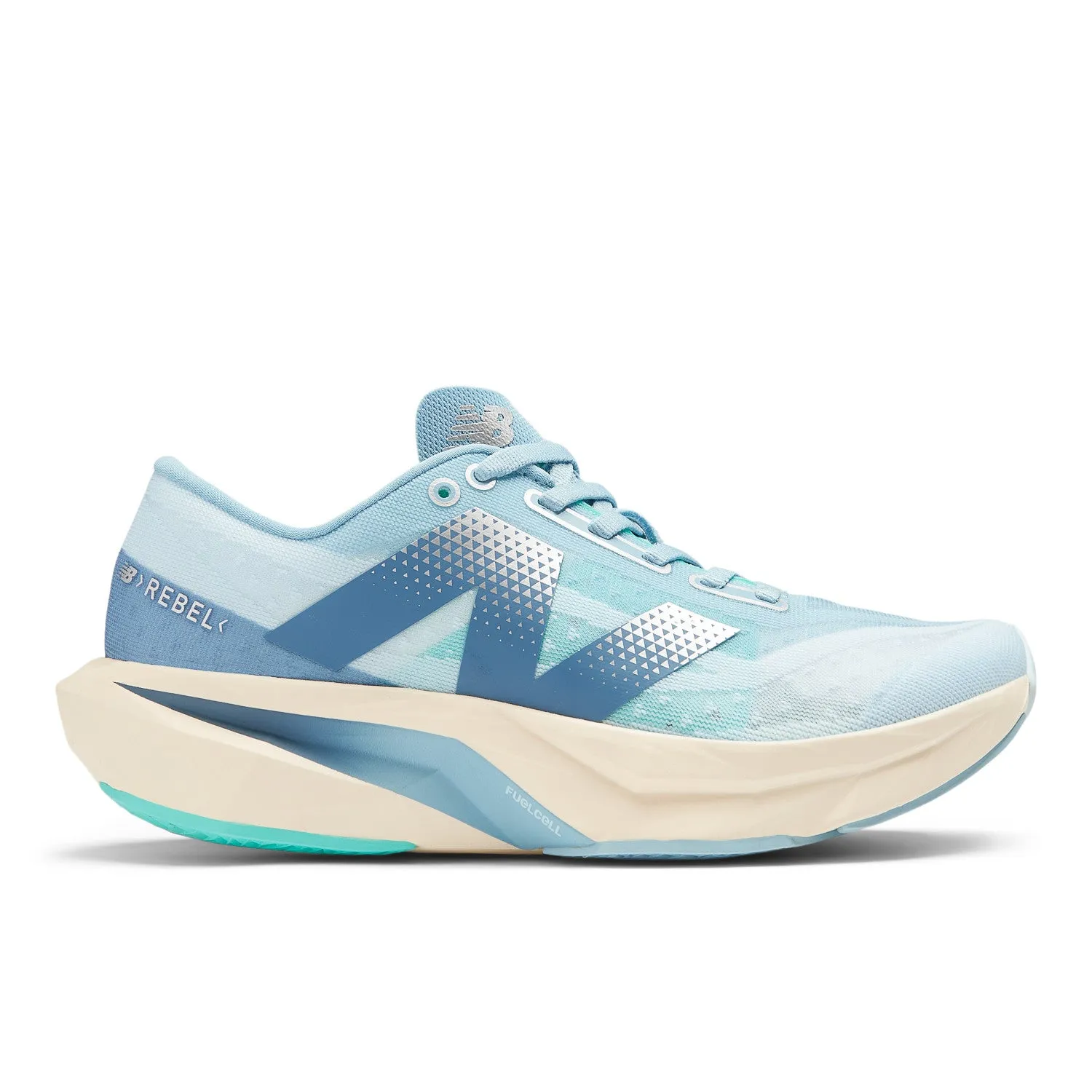 WOMEN'S FUELCELL REBEL V4 - B - CH4 QUARRY BLUE/CHROME BLUE Teen Fun