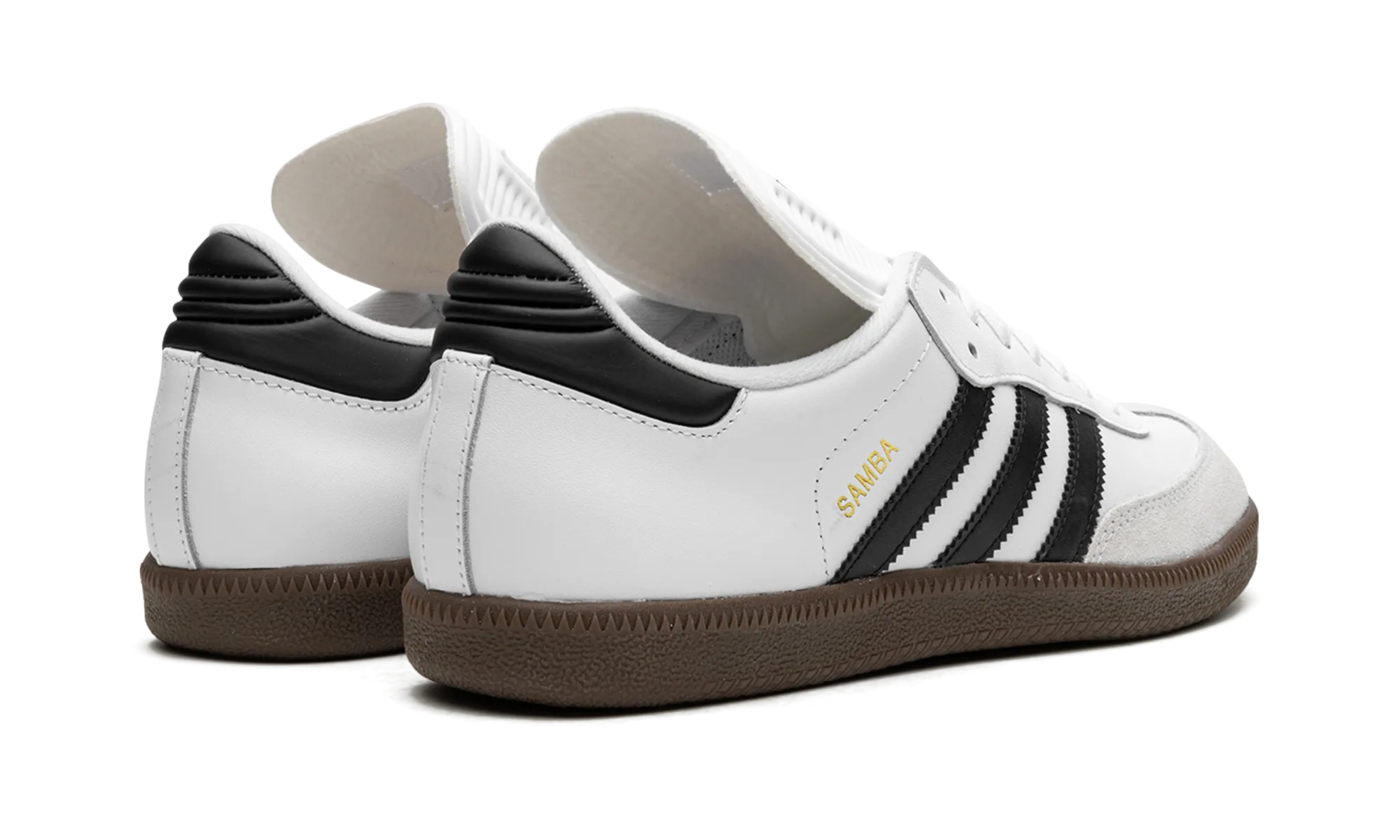 Smooth Upper Sporty Samba Classic "White/Black"